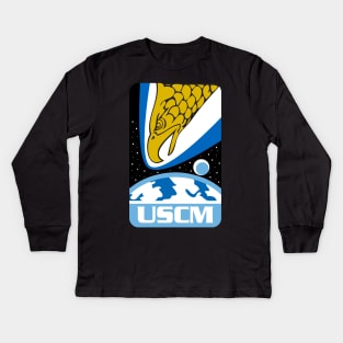 USCM Colonial Marines Kids Long Sleeve T-Shirt